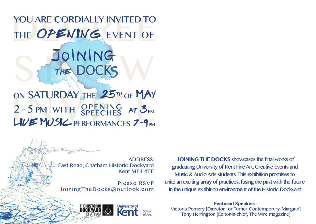 degree show - back invite