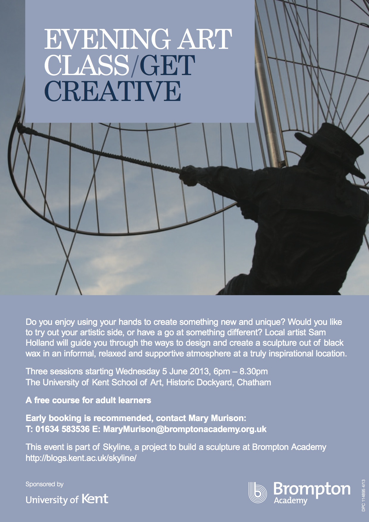 Free Adult Evening Art Class - Sculpture - Gillingham