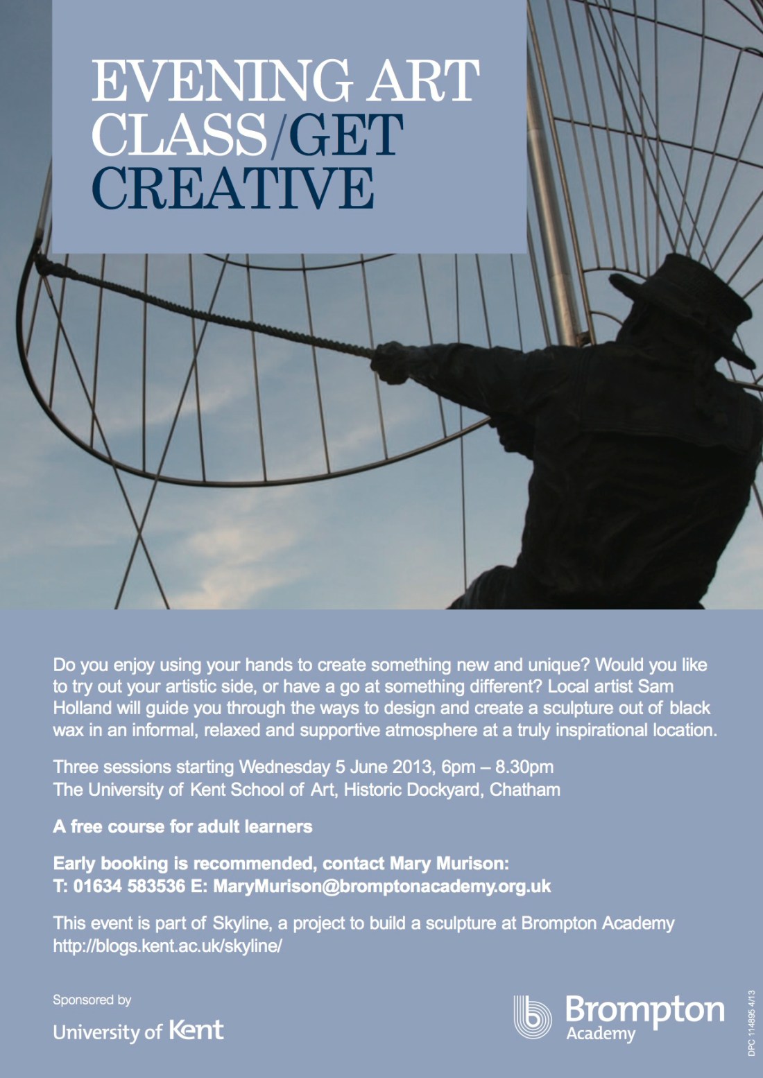 Free Adult Evening Art Class - Sculpture - Gillingham