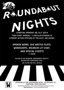 Every Monday - live literature - poster