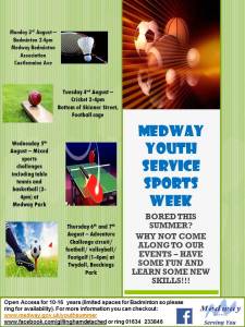 Medway Youth Service Sports Week